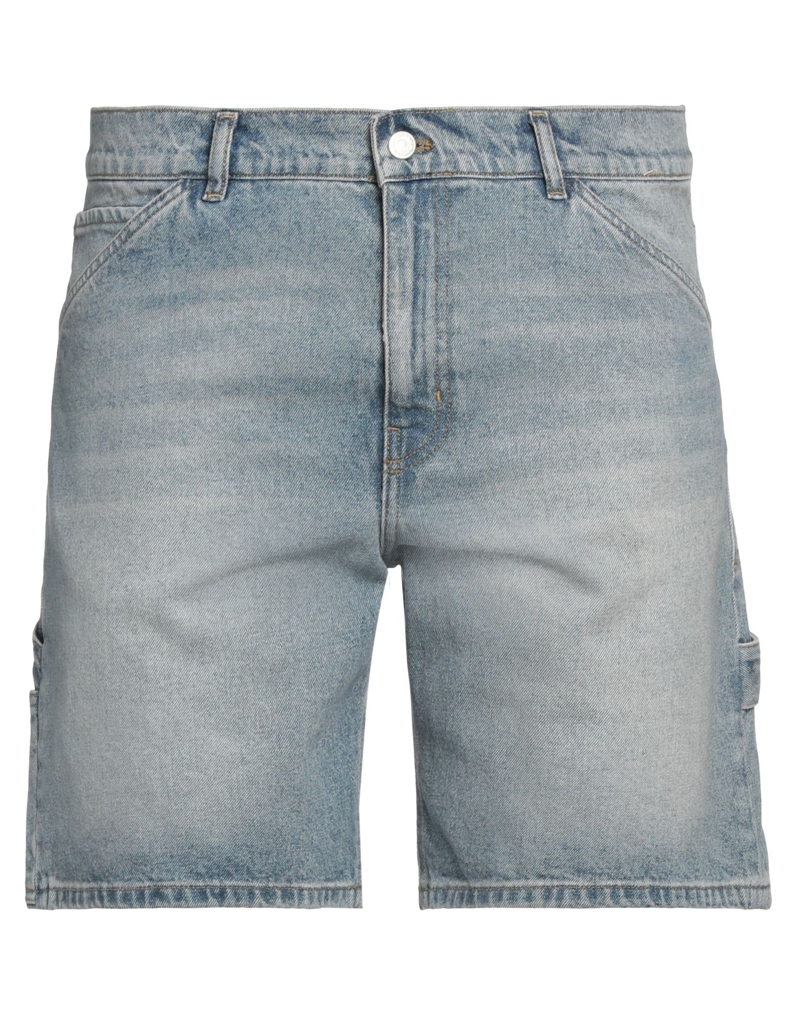 Blue Men's Denim Shorts - 1