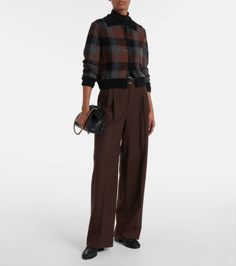 Vince Checked cardigan outlook