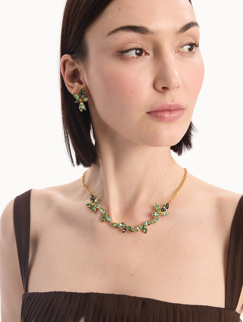 Oscar de la Renta NAVETTE CRYSTAL NECKLACE outlook
