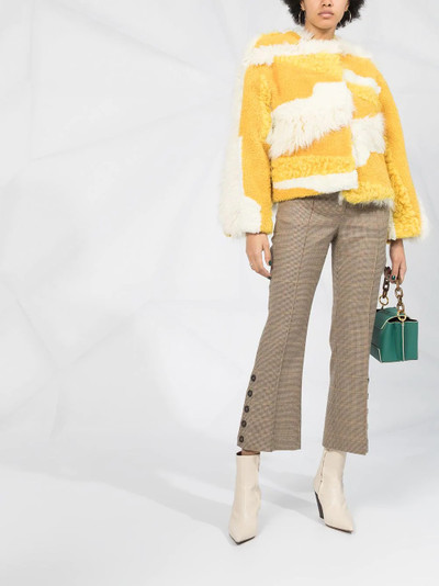 MSGM asymmetrical soft textured jacket outlook