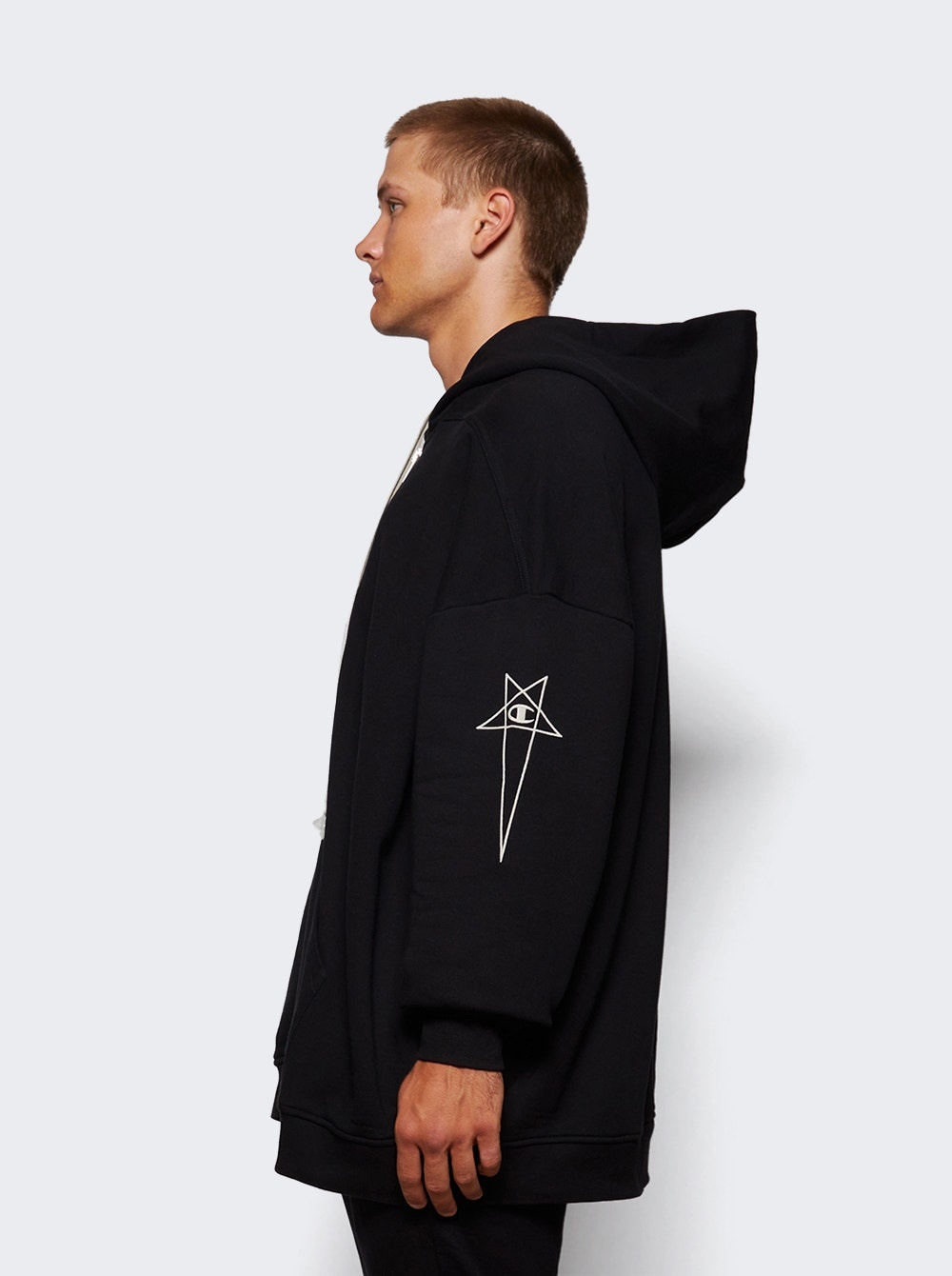 X  Champion Jumbo Jason S  Hoodie Black - 3
