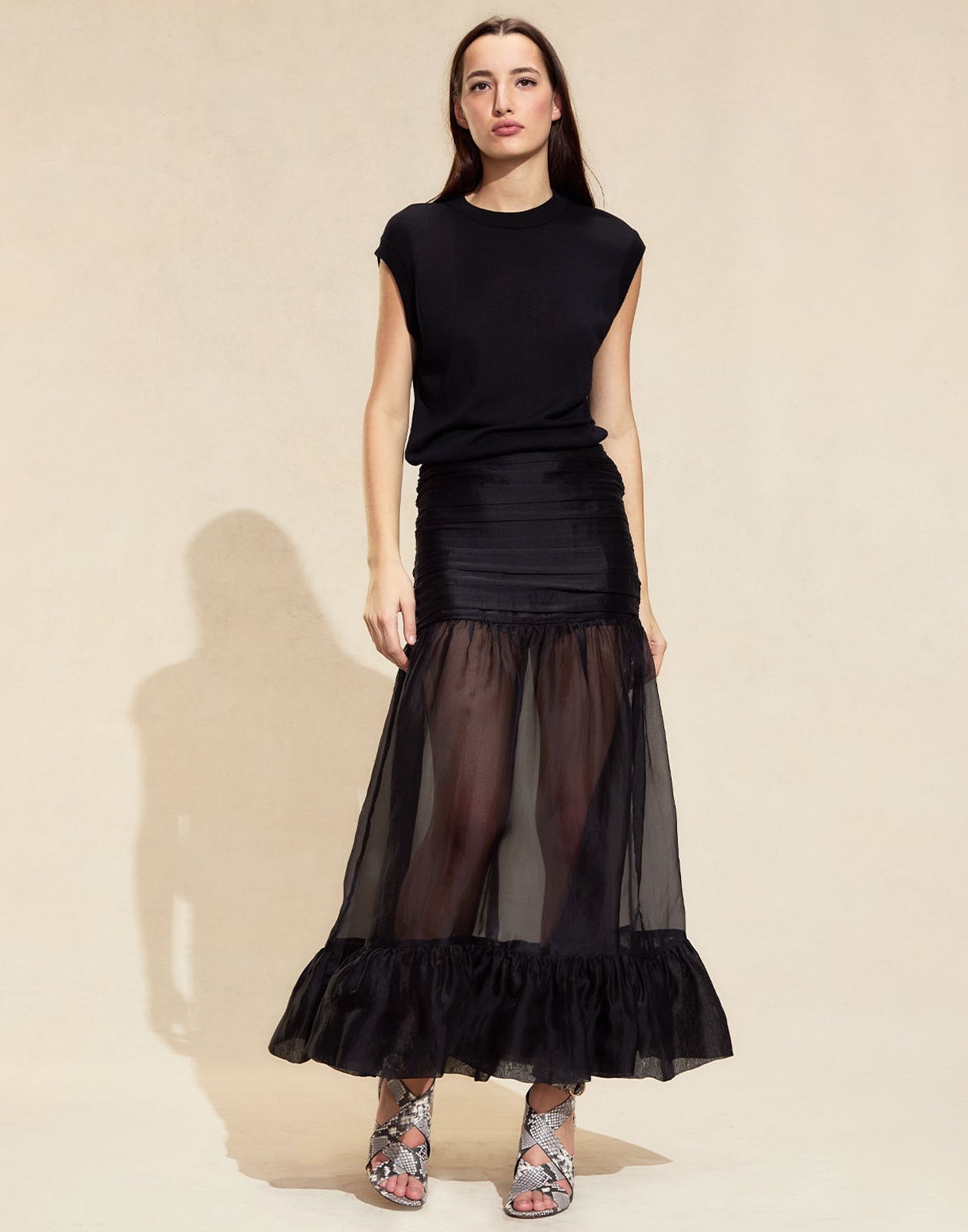 Serafina Silk Skirt - 3