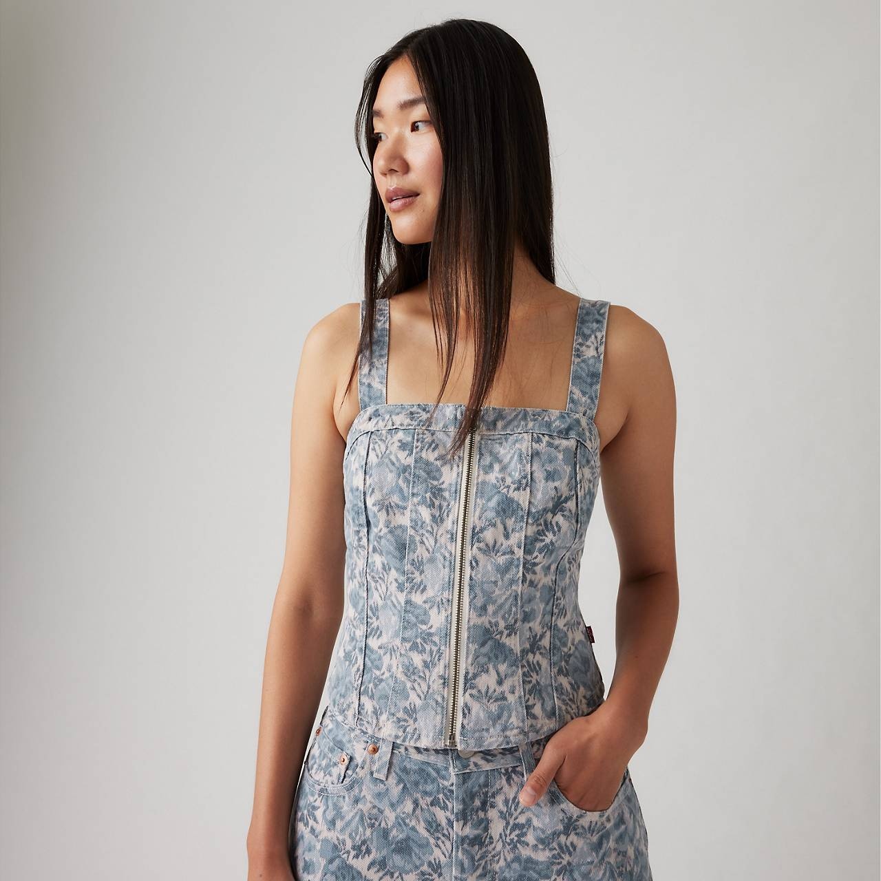 SCULPTED BUSTIER TOP - 3