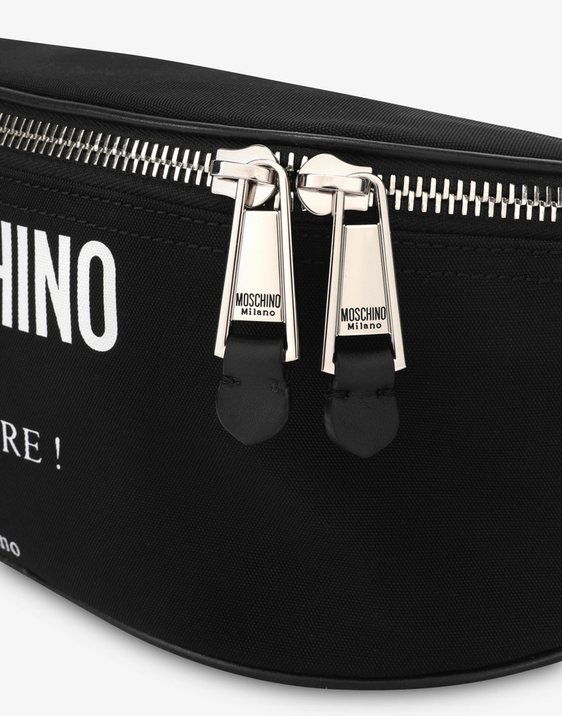 MOSCHINO COUTURE CORDURA NYLON BELT BAG 4