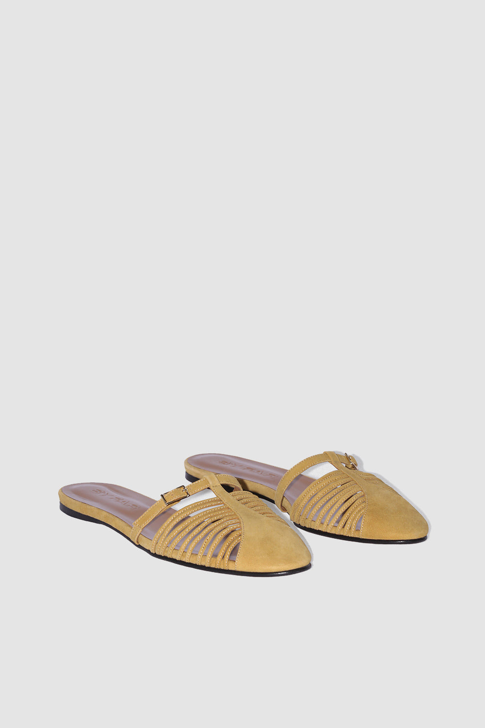 Osip Cumin Kid Suede Leather Mule - 2