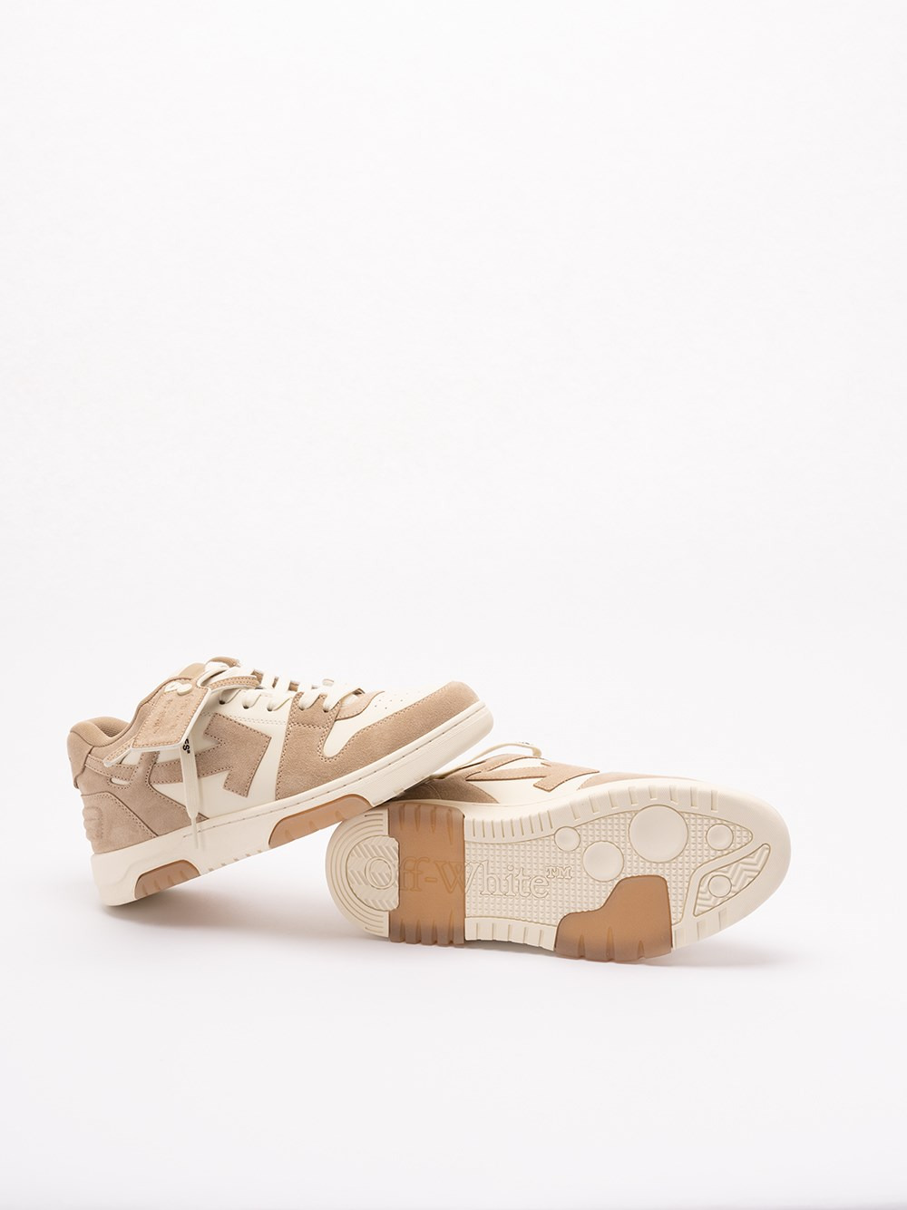 `Out Of Office Suede & Calfskin` Sneakers - 4