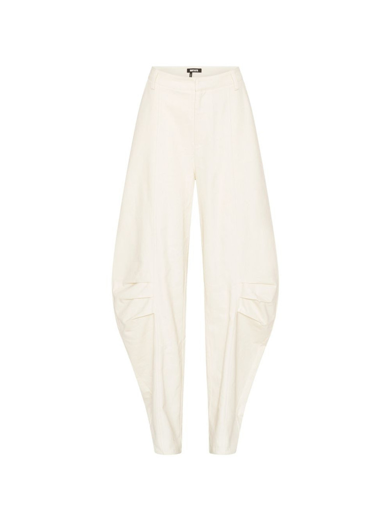 cream tapered trousers 1