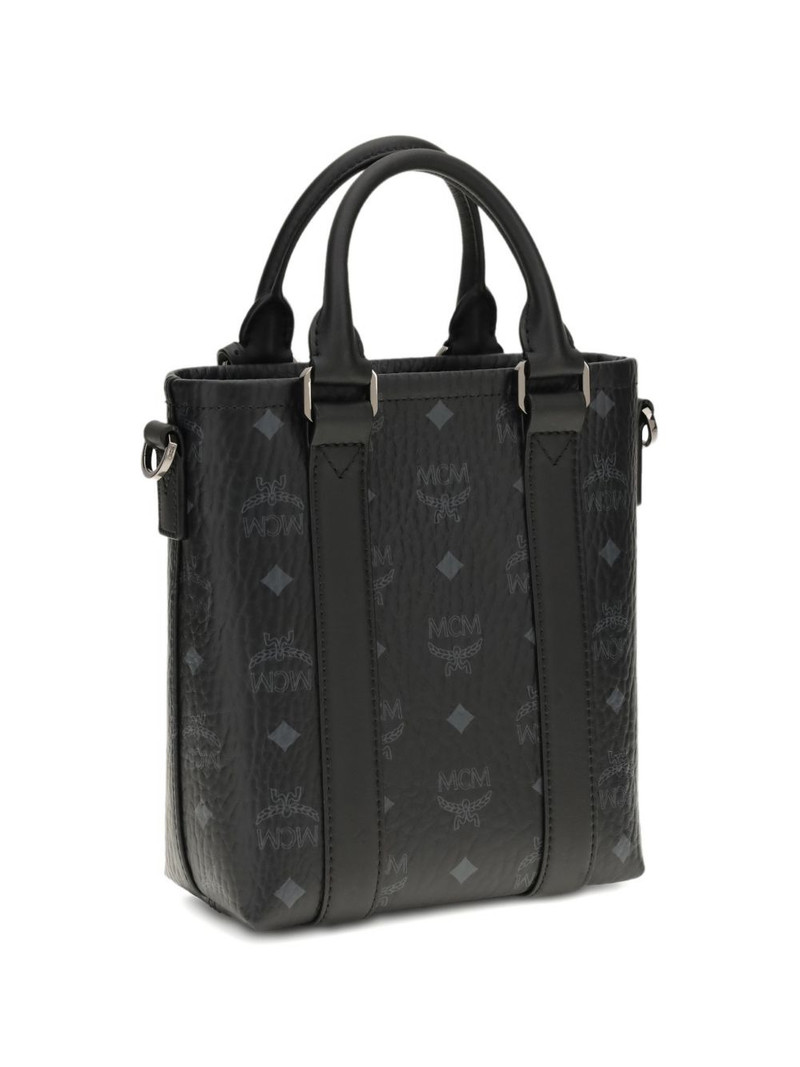 MCM mini Aren logo-print tote bag outlook