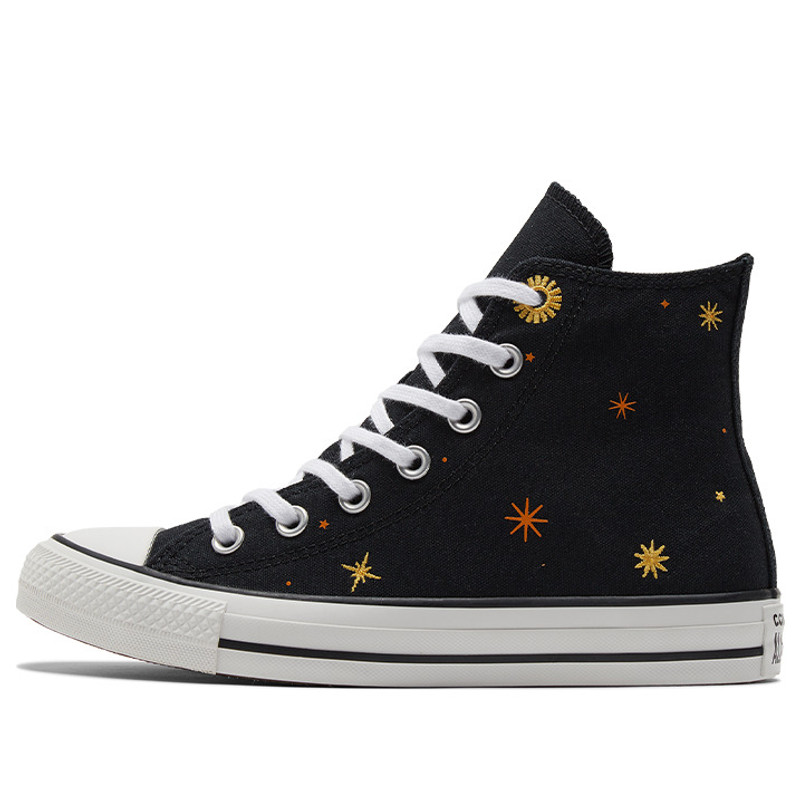 (WMNS) Converse Chuck Taylor All Star 'Black Yellow' A02885C 1