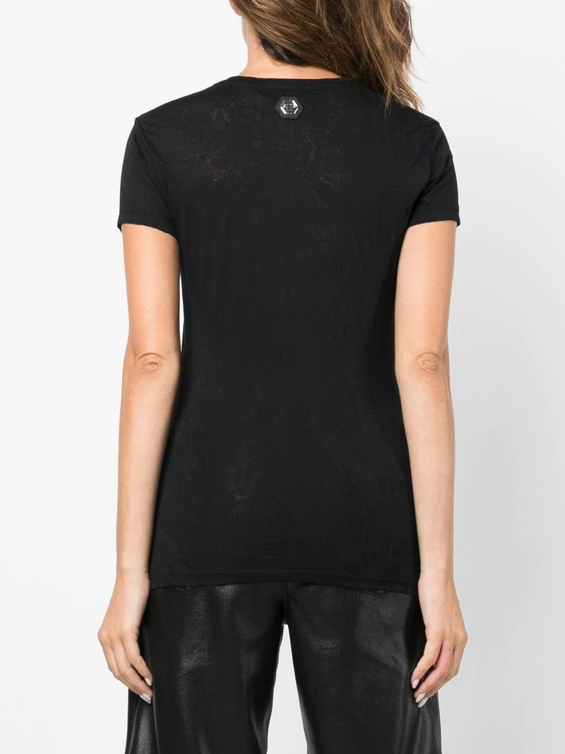 crystal-embellished cotton T-shirt 4