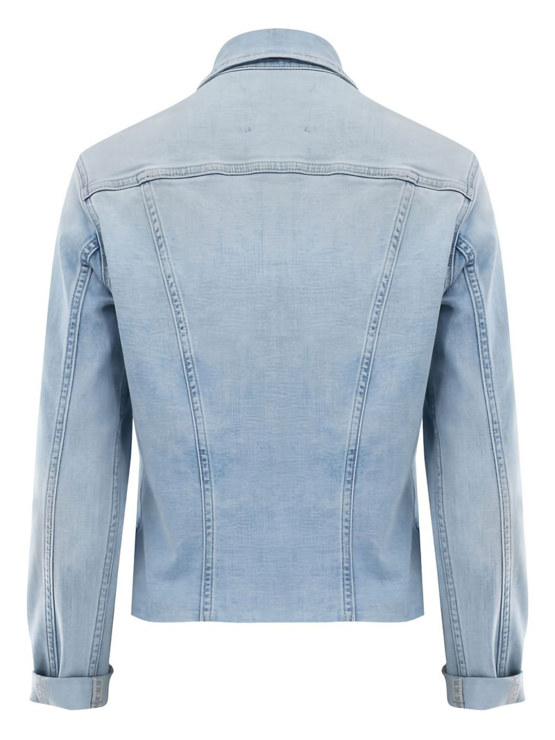 L'AGENCE Janelle buttoned denim jacket outlook