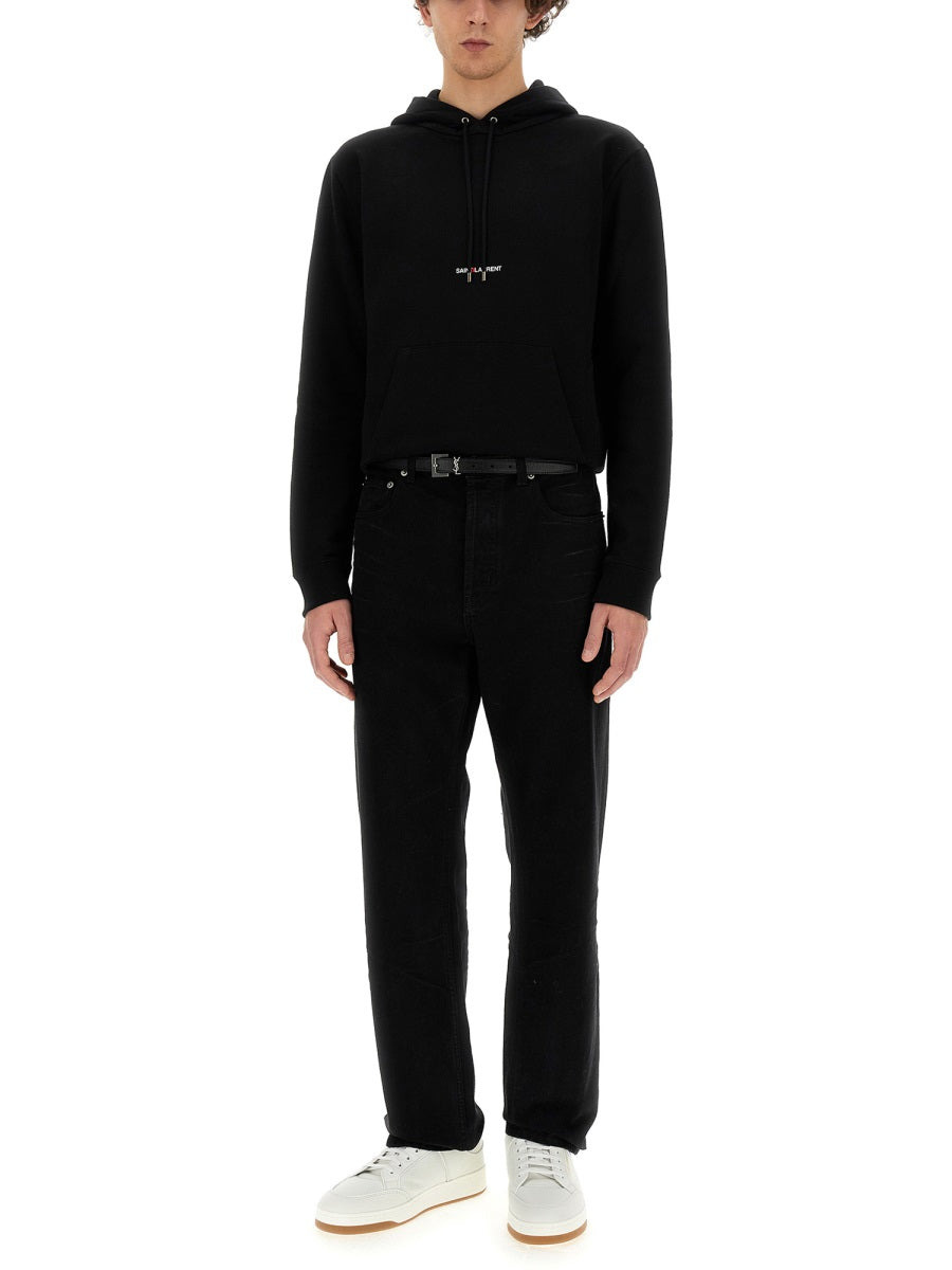 Saint Laurent Men Wide Jeans. - 1
