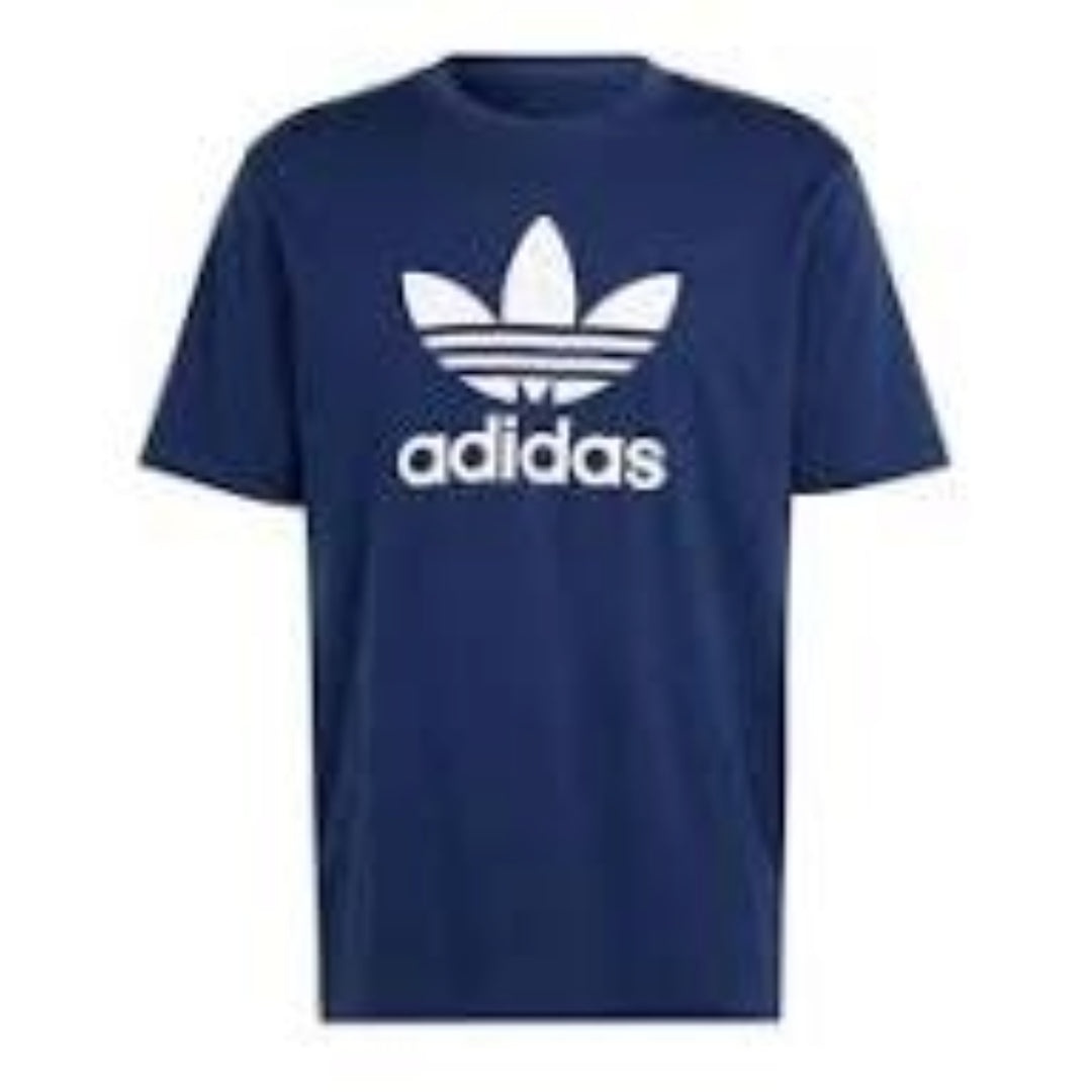 adidas Adicolor Trefoil T-Shirt Asia Sizing 'Blue White' IR8011 - 1