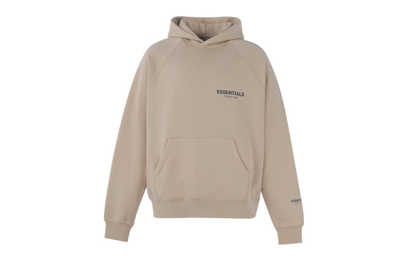 ESSENTIALS Fear of God Essentials FW21 SSENSE Exclusive Hoodie 'Linen' FOG-FW21-106 outlook