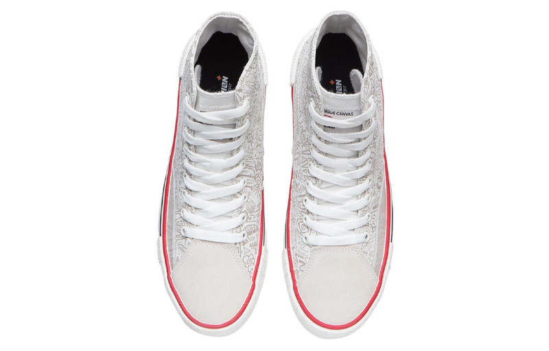 Li-Ning (WMNS) Li-Ning Weiwu Canvas Hi Shoes 'White Silver' AECR012-1 outlook