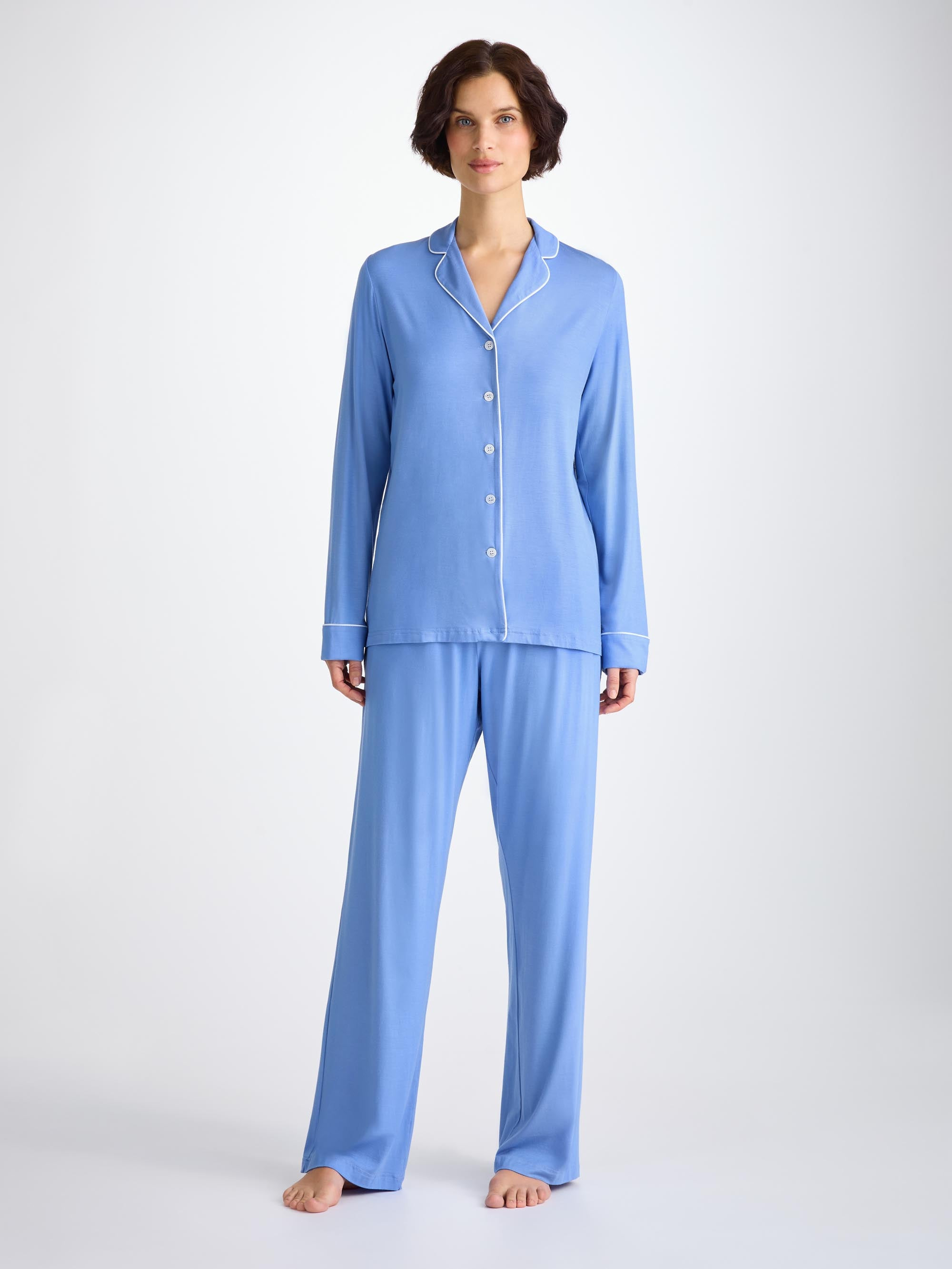Women's Pajamas Lara Micro Modal Stretch Periwinkle - 2
