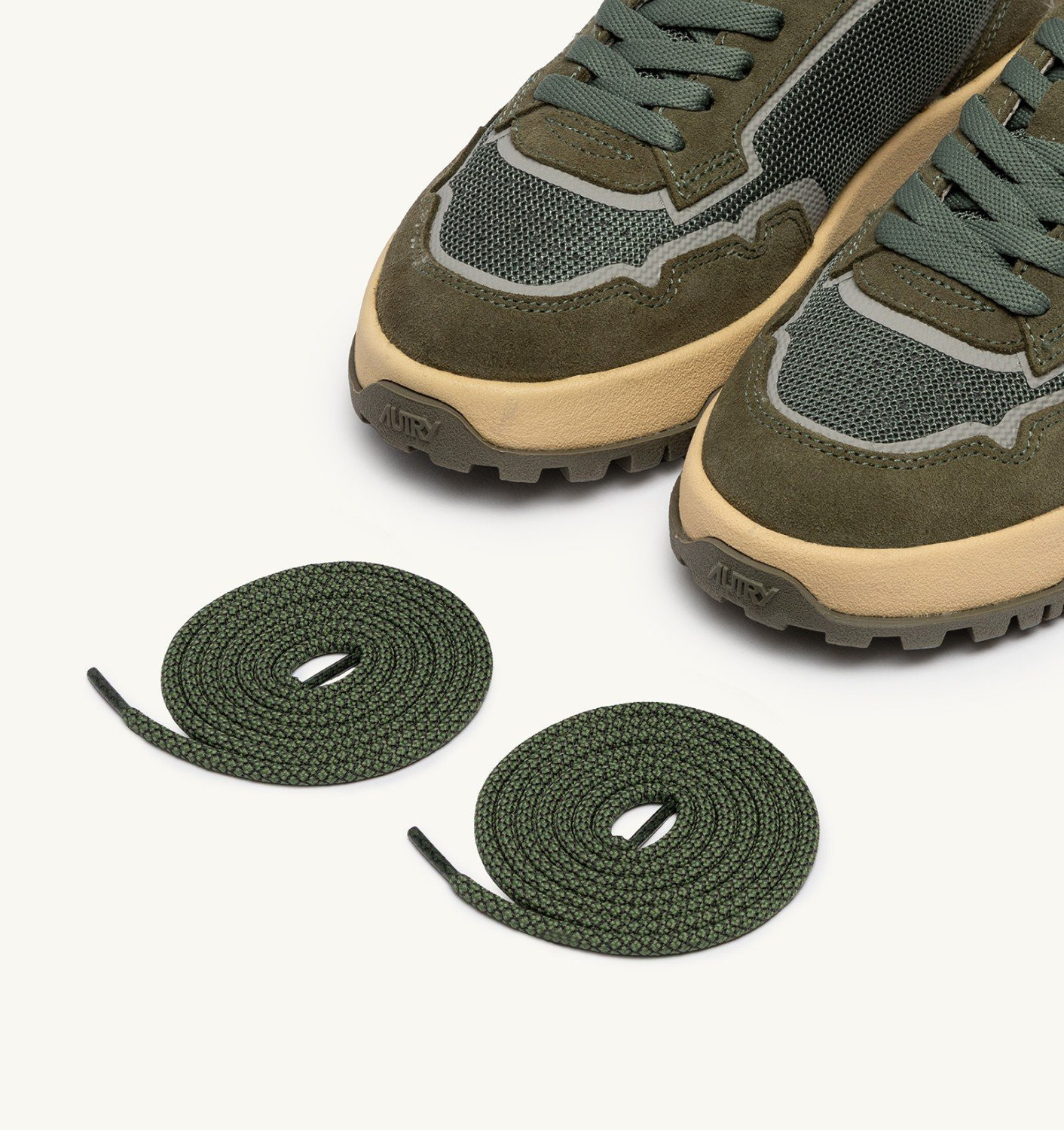 WILDPACE LOW SNEAKERS IN SCHIO AND MILITARY MESH AND SUEDE - 7