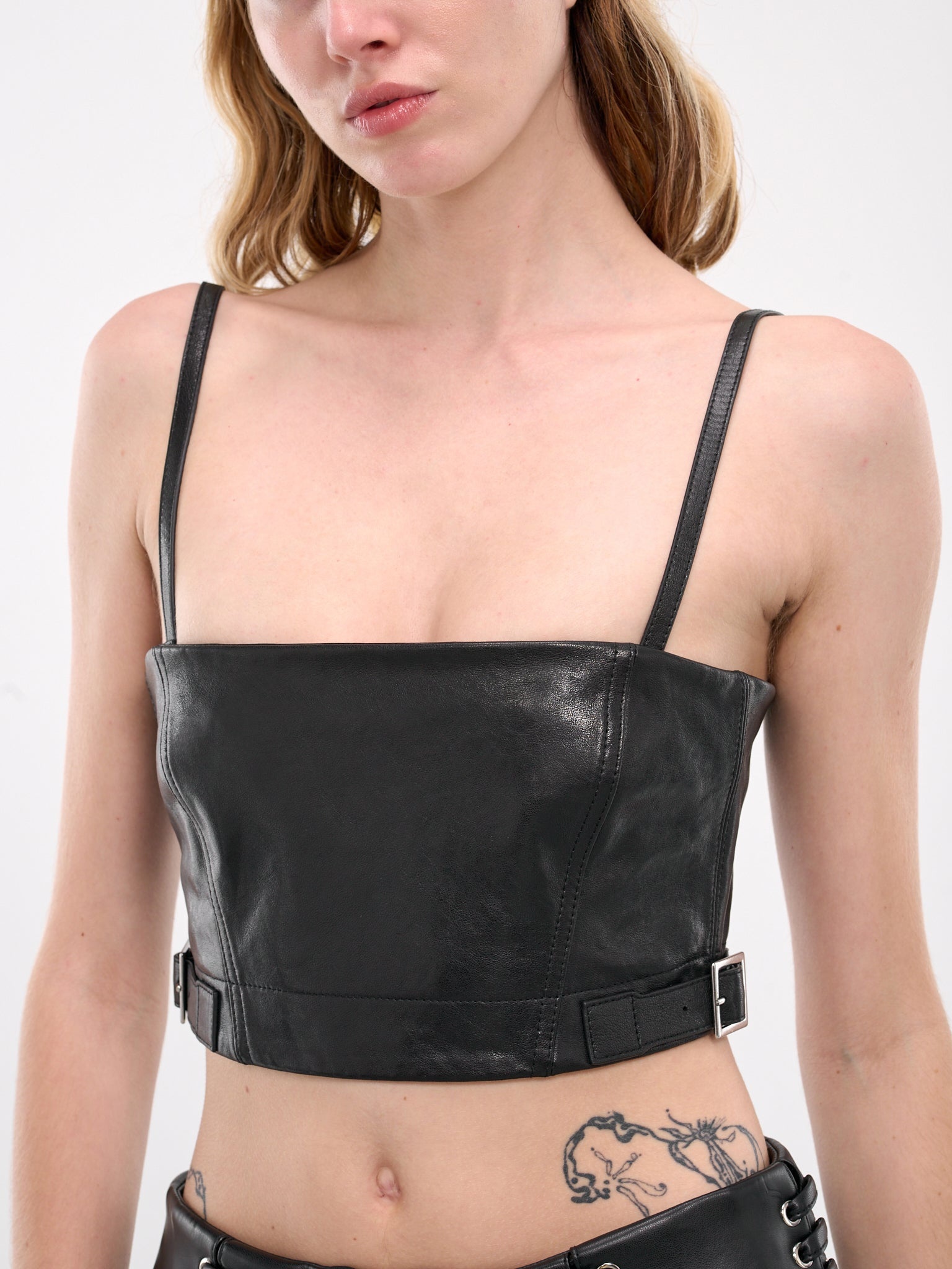 Leather Bustier Top - 4