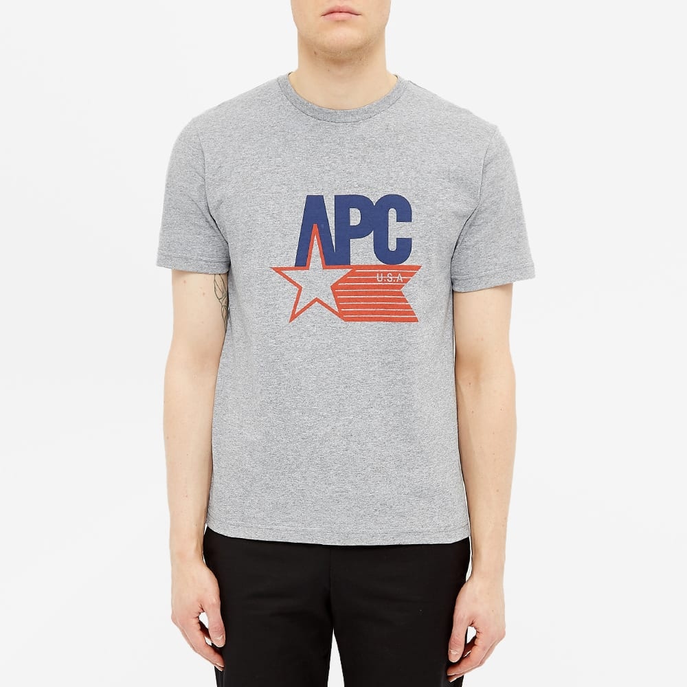 A.P.C. Cornelius USA Logo Tee - 3