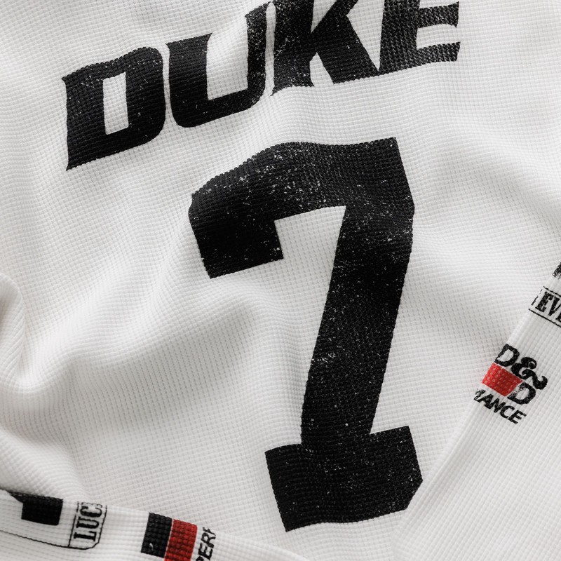 DR Motocross Vintage White Waffle Top 6