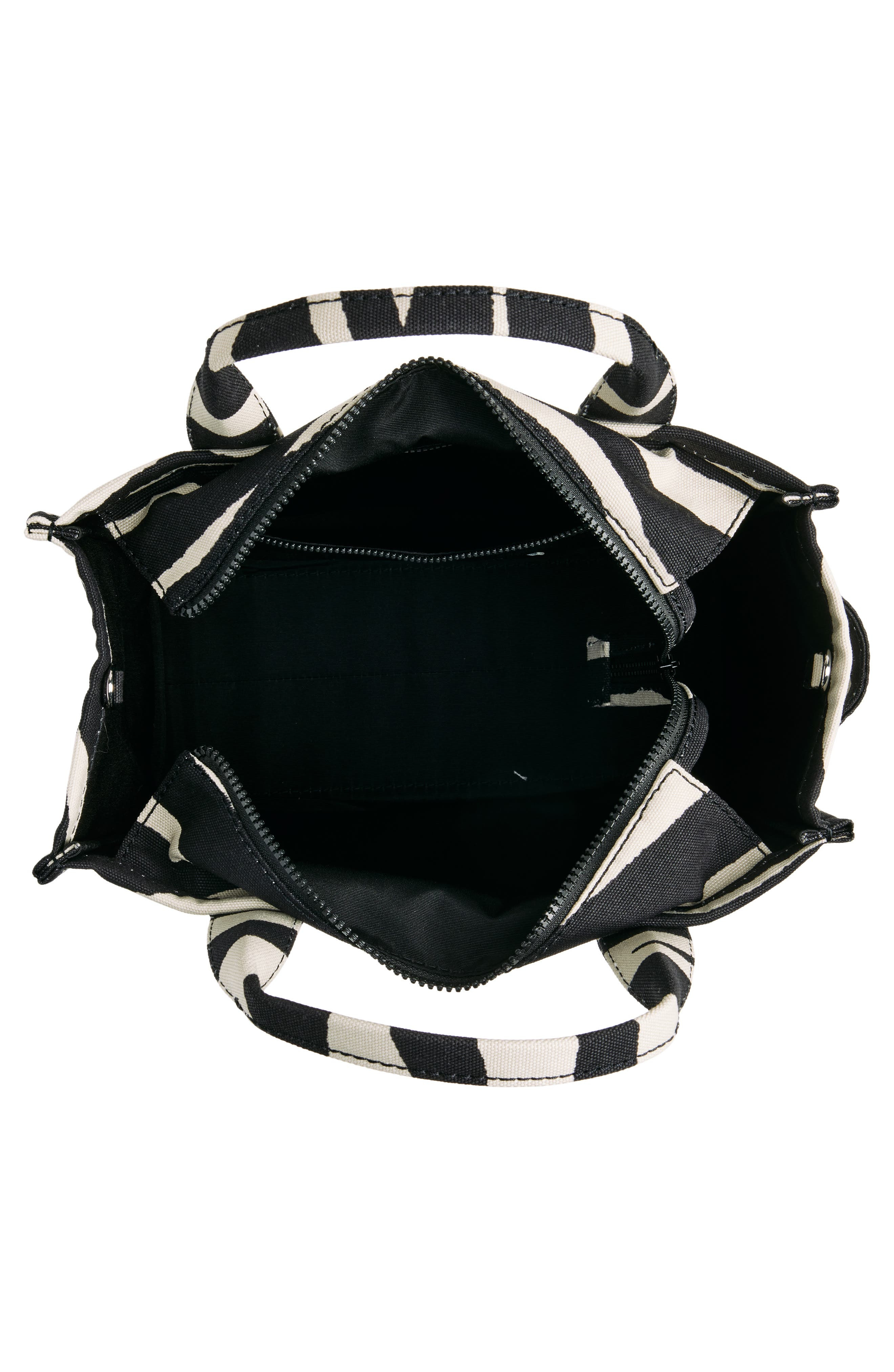 Marc Jacobs The Medium Canvas Tote in Black/White at Nordstrom - 5