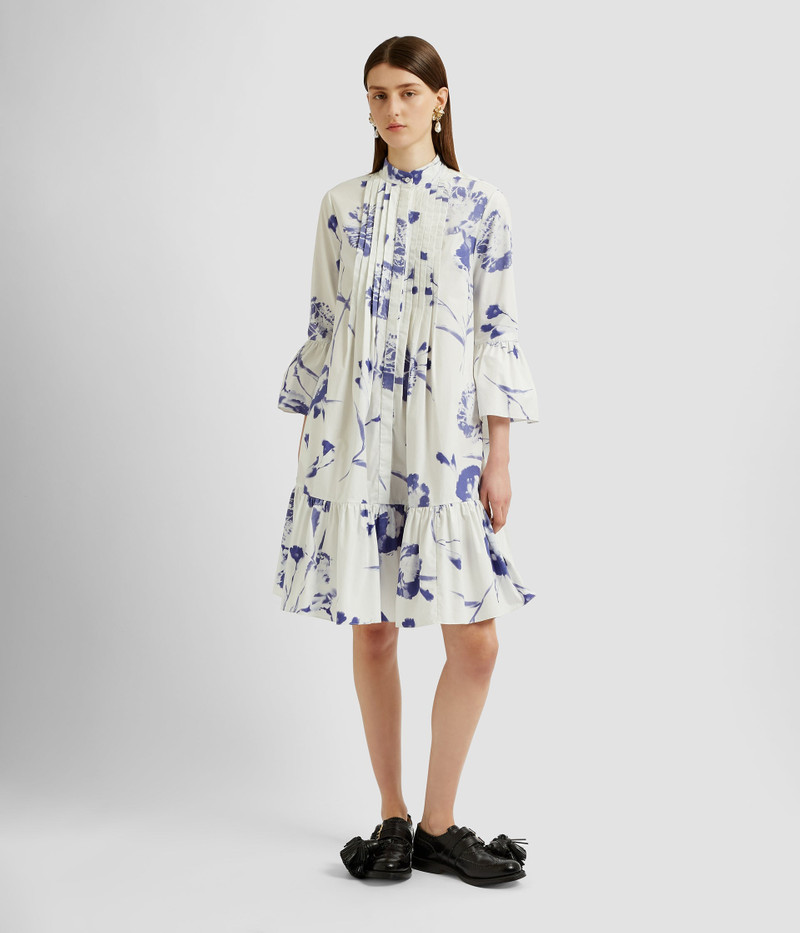 3/4 SLEEVE MINI DRESS WITH TIER HEM 4