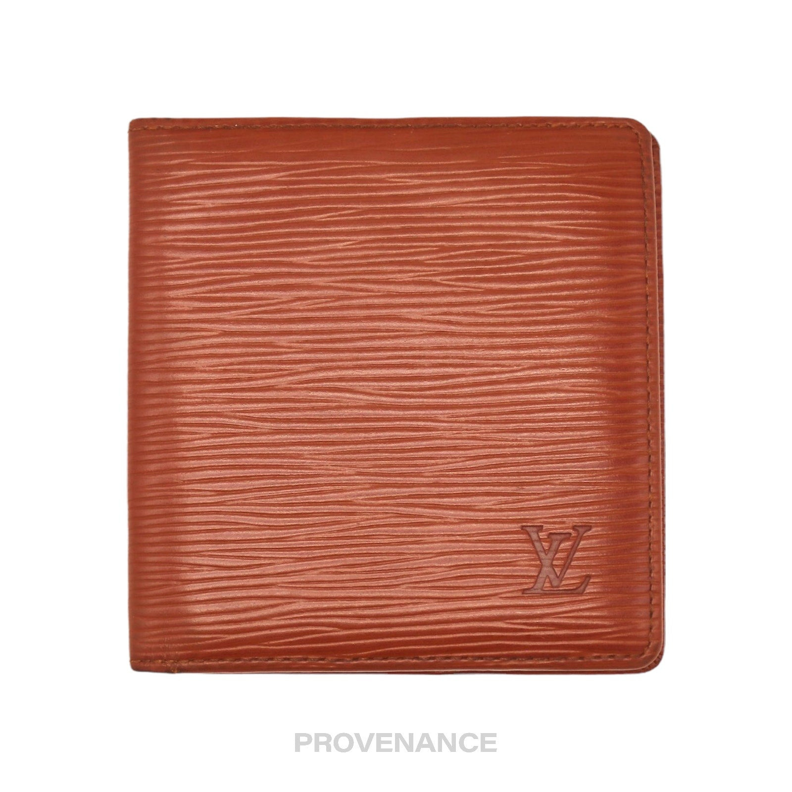 Louis Vuitton 6CC Bifold Wallet - Fawn Epi Leather - 2
