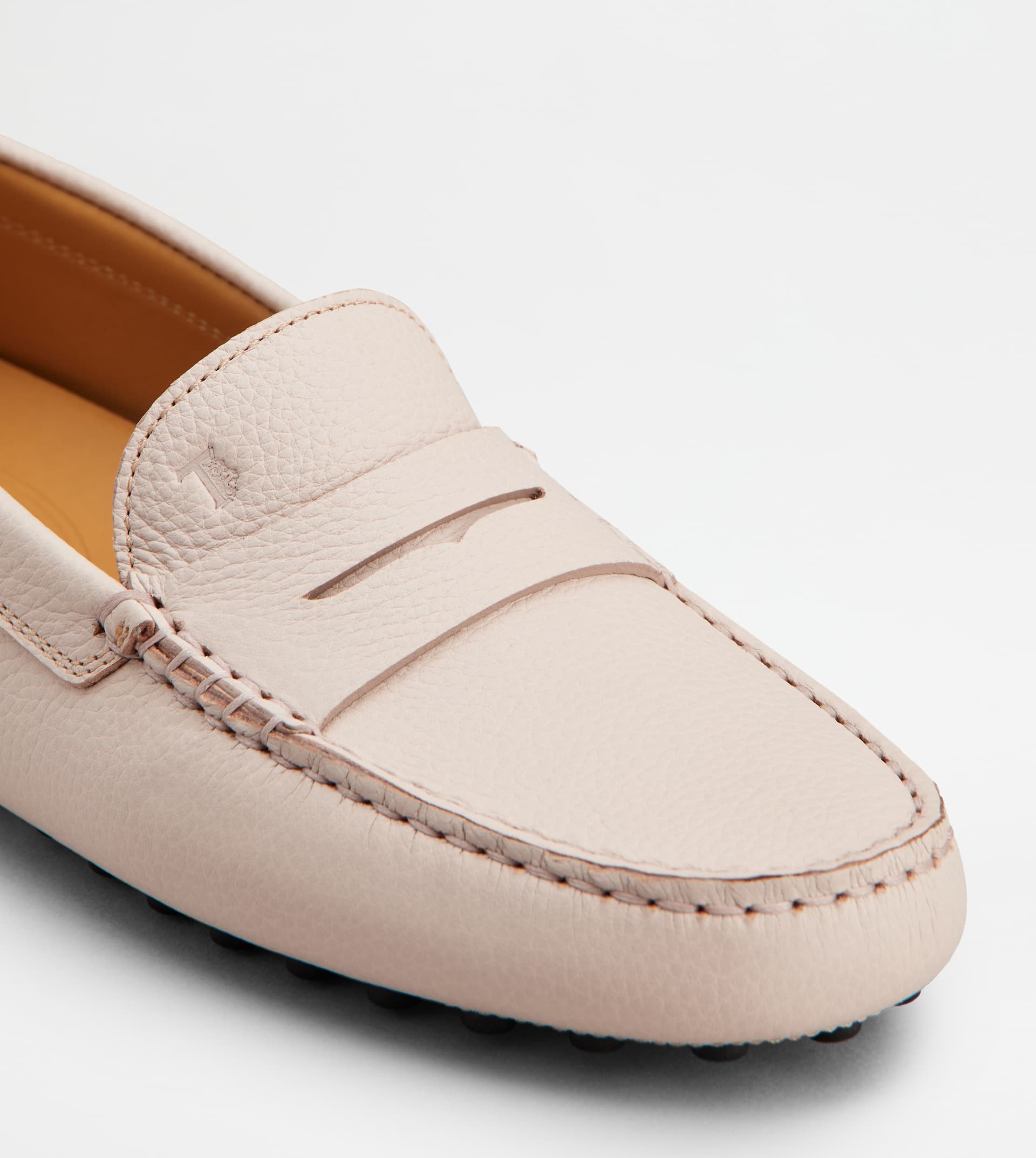 GOMMINO DRIVING SHOES IN LEATHER - PINK - 6