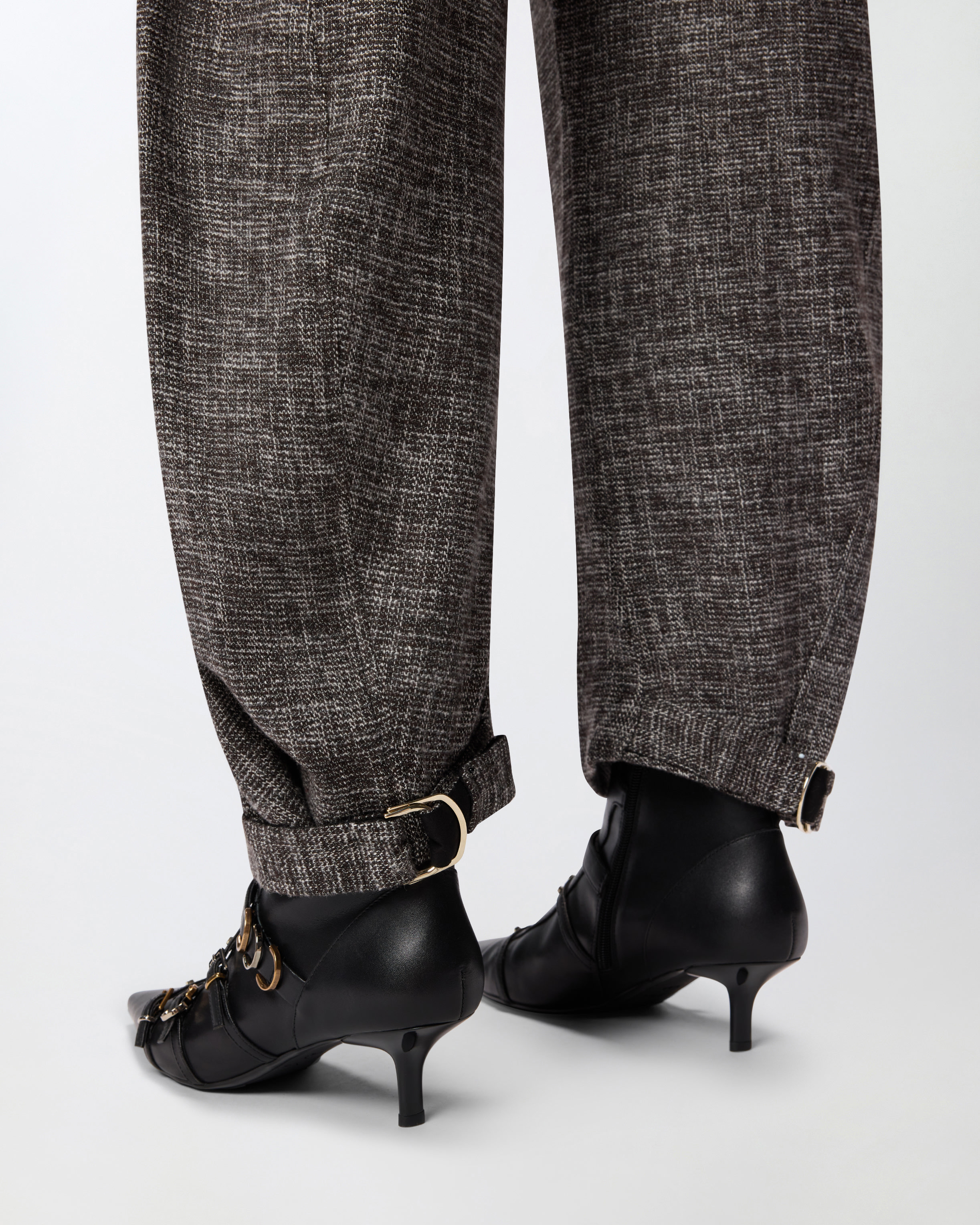 FLANNEL BALLOON TROUSERS - 5