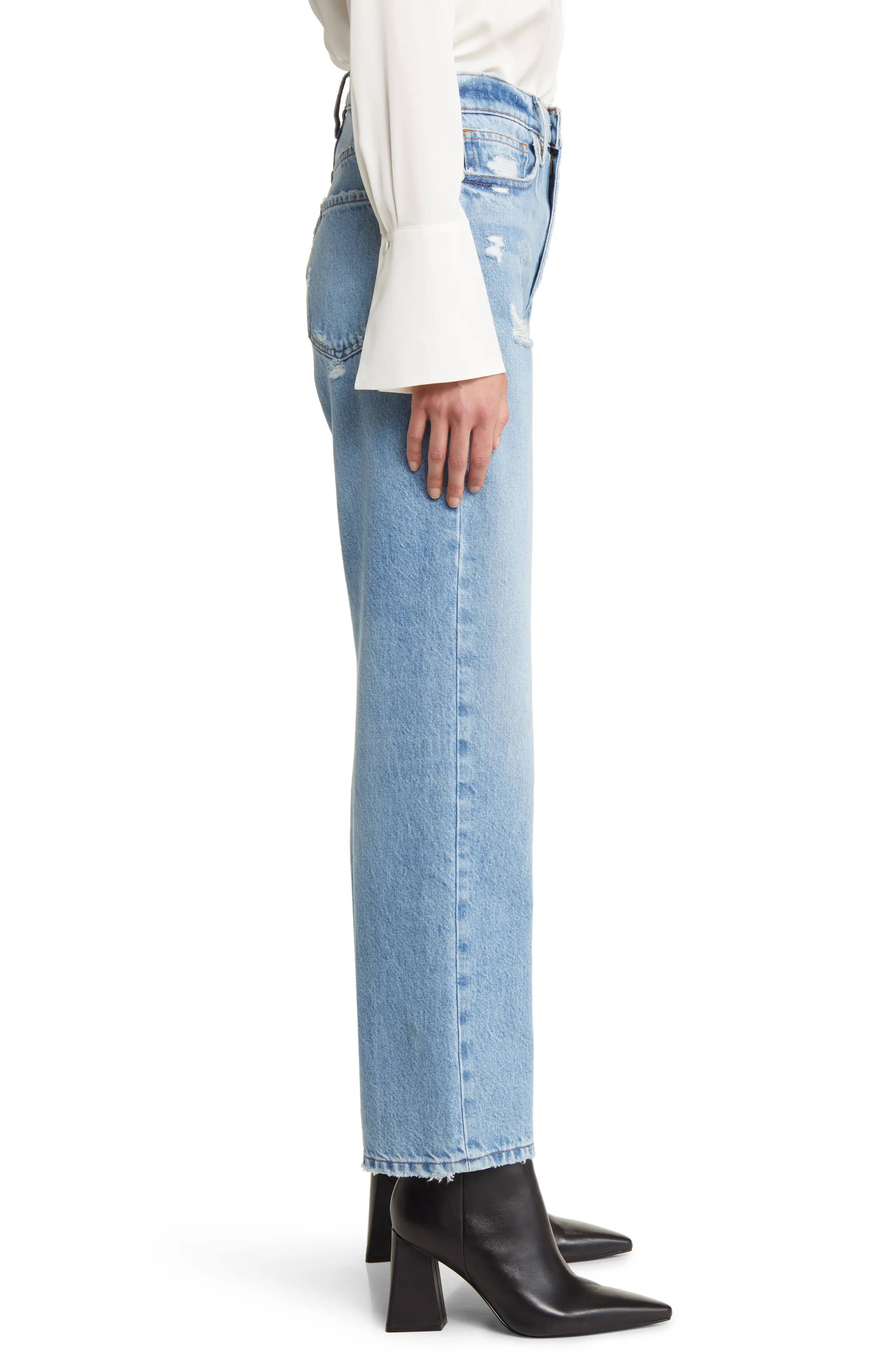 Le Jane Ankle Wide Leg Jeans - 3