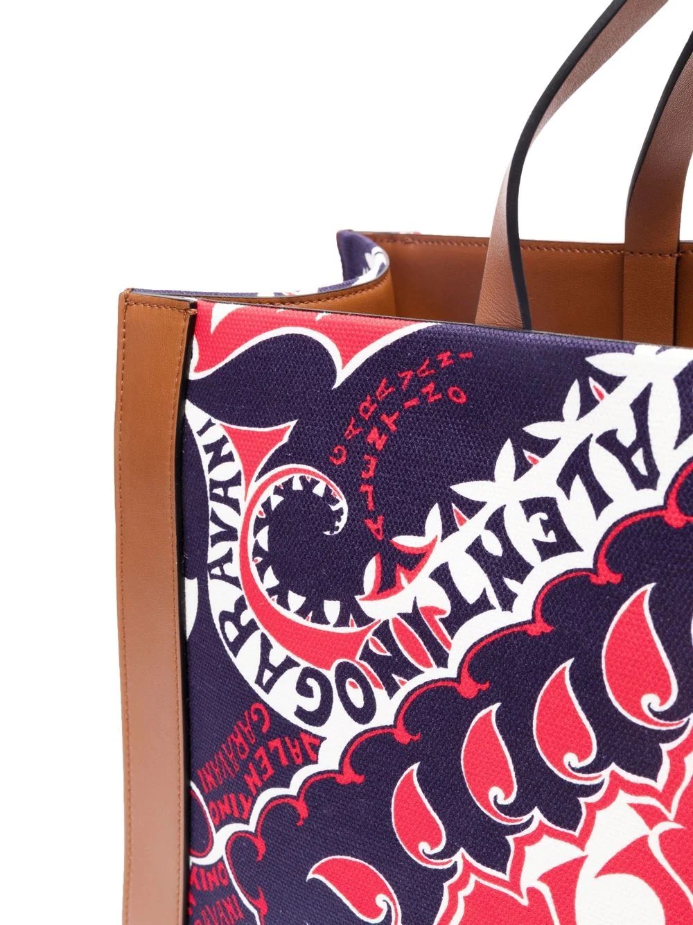 VLogo Signature bandana-print tote bag - 5