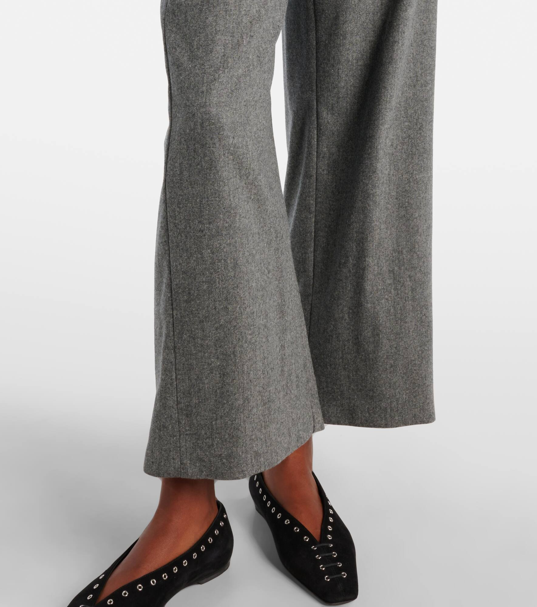 Floria virgin wool straight pants - 5