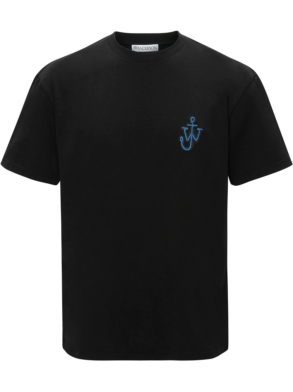 Anchor-patch short-sleeve T-shirt - 1