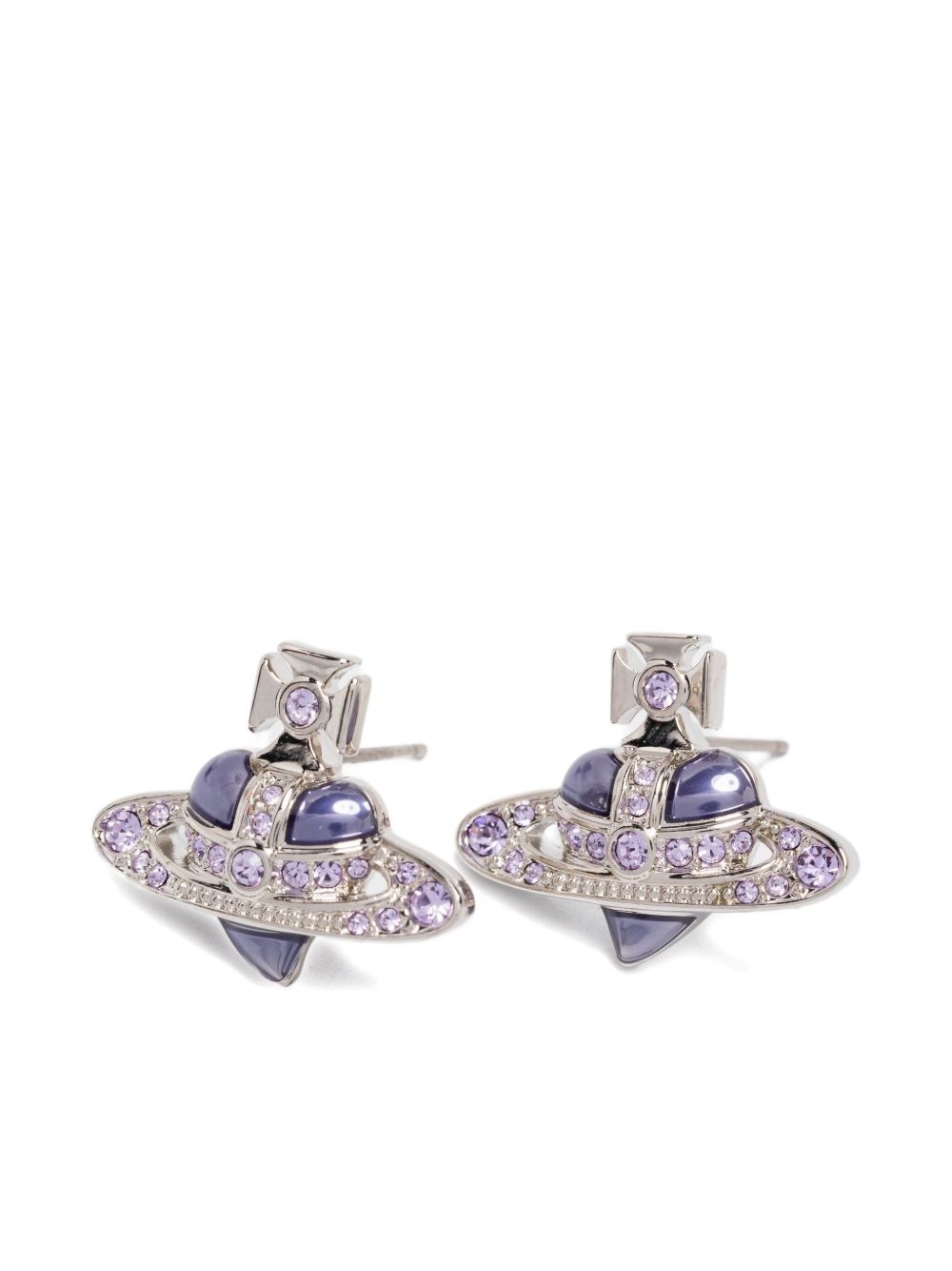 orb crystal earrings - 3