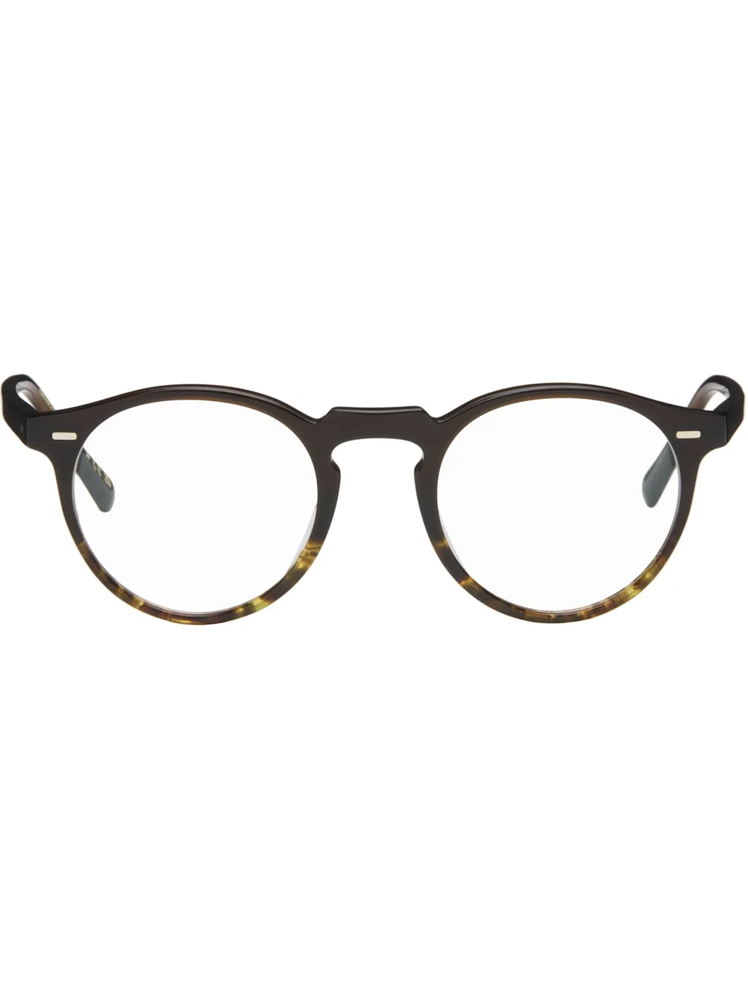Brown Gregory Peck Glasses - 1