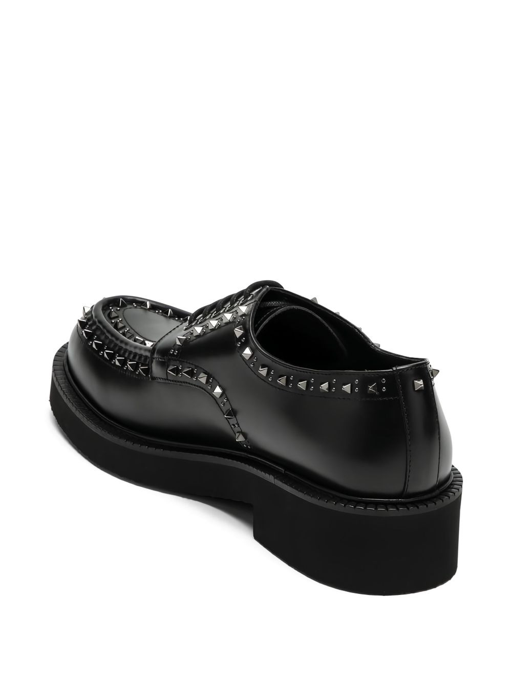 Rockstud derby shoes - 3
