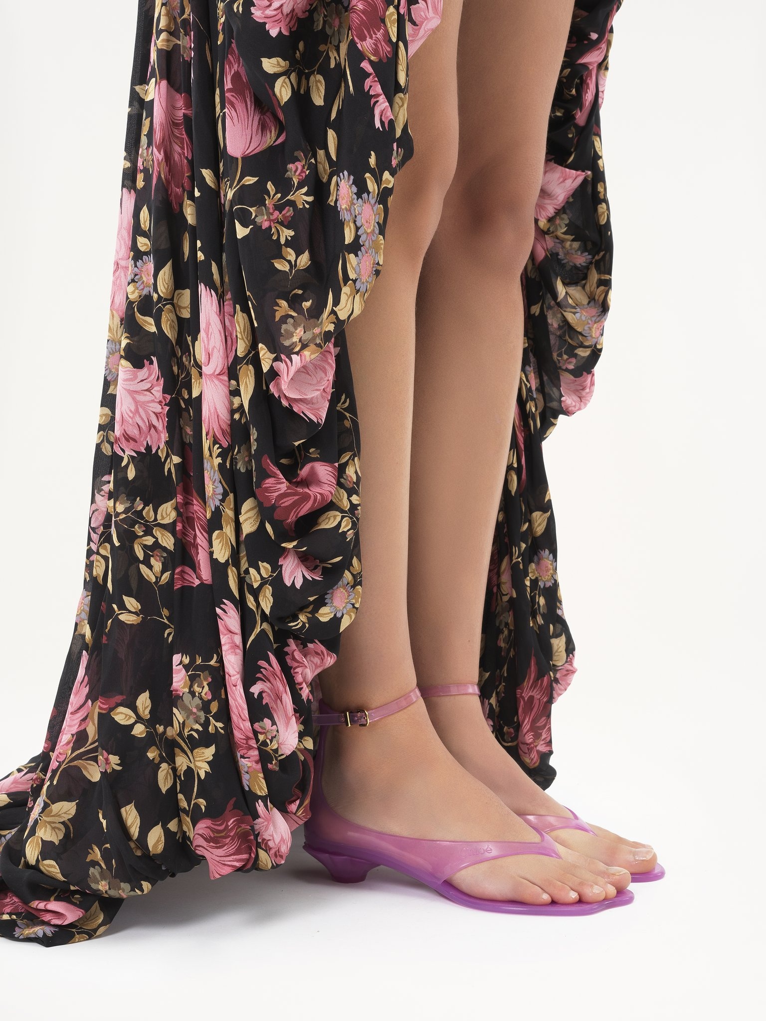 CHLOÉ JELLY HEELED SANDAL - 2