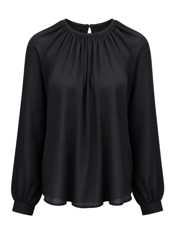 Saint Tropez Blouse in Black - 1