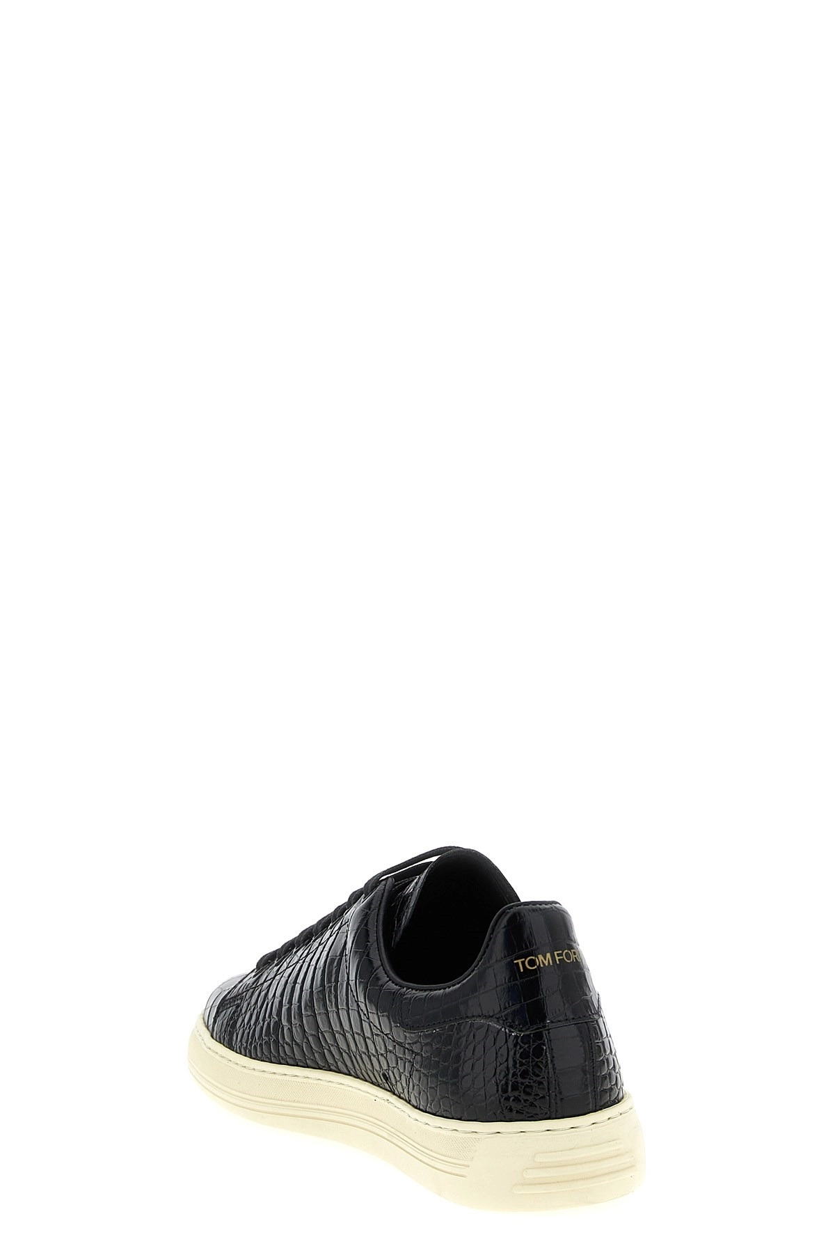 Crocodile print sneakers - 3