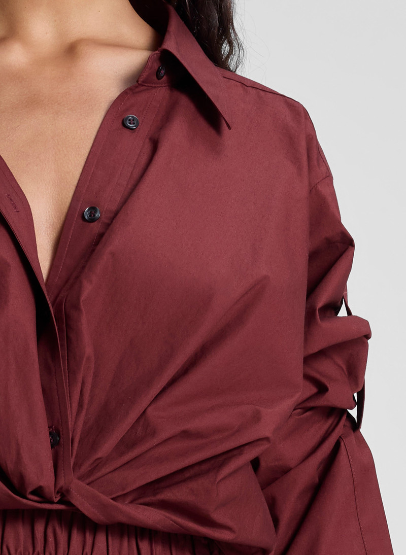 Leo Cropped Cotton Shirt 3