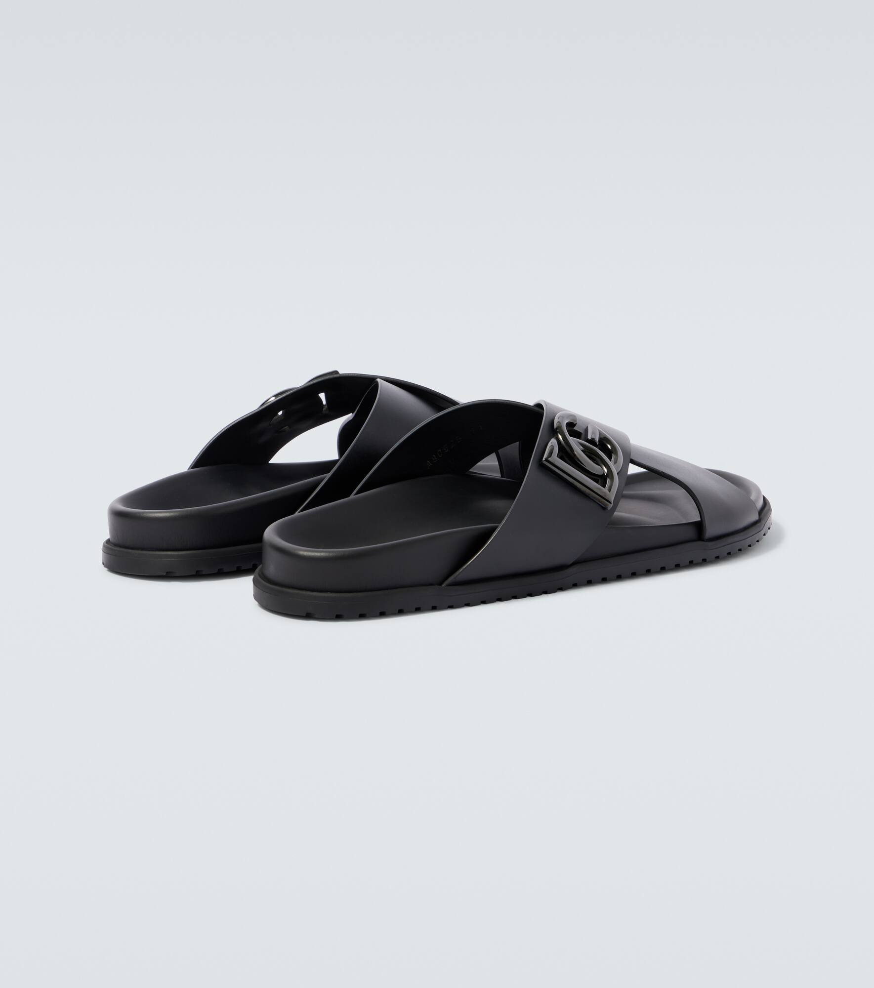 Leather slides - 6