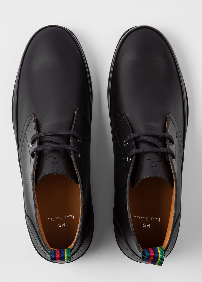 Black Leather 'Cleon' Boots 5