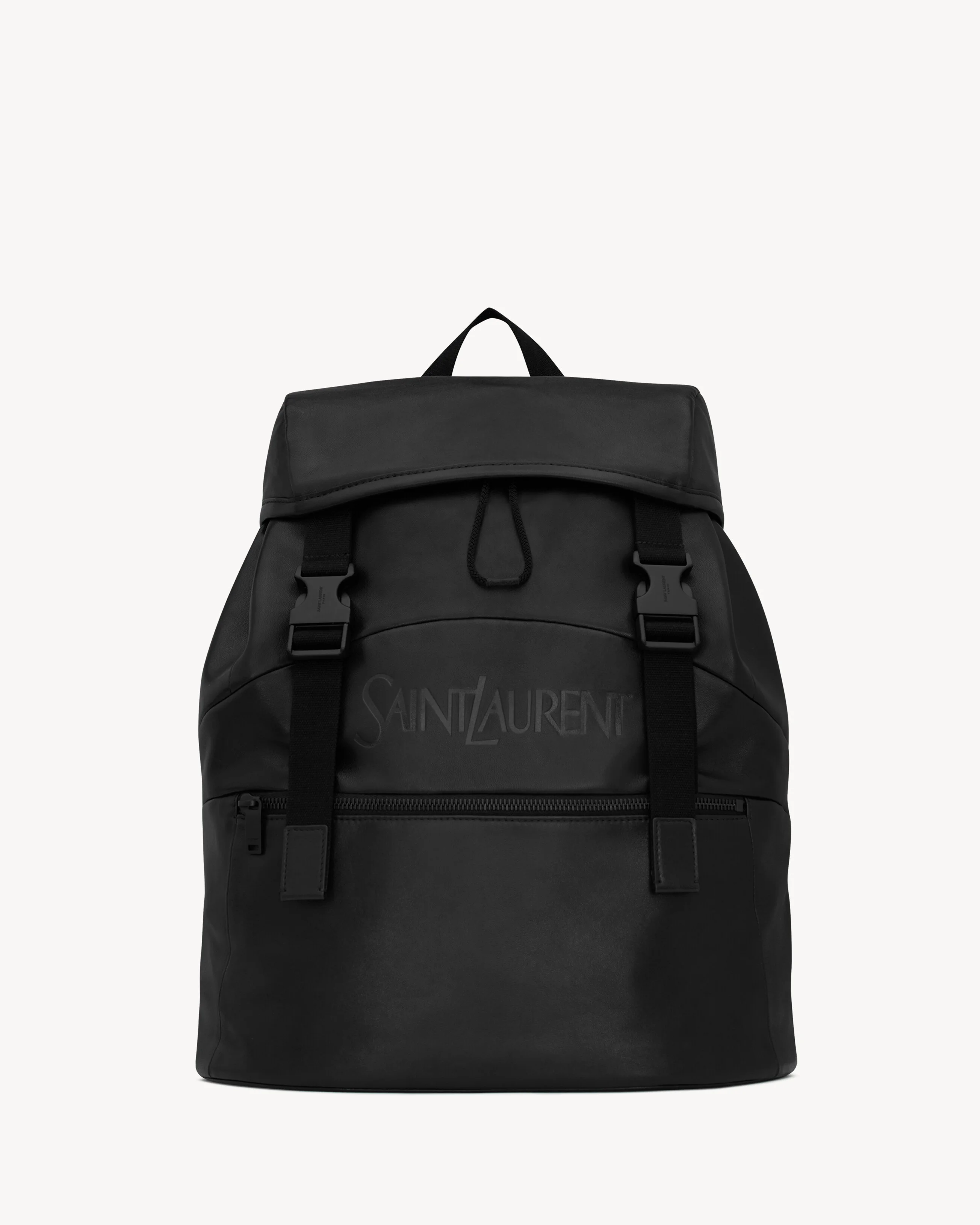 SAINT LAURENT BACKPACK IN GRAINED LEATHER - 1