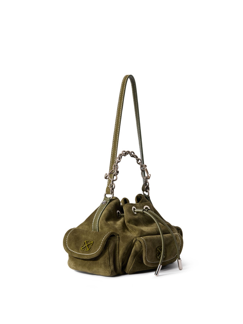 Off-White Dumbo.B Suede Bucket Bag outlook