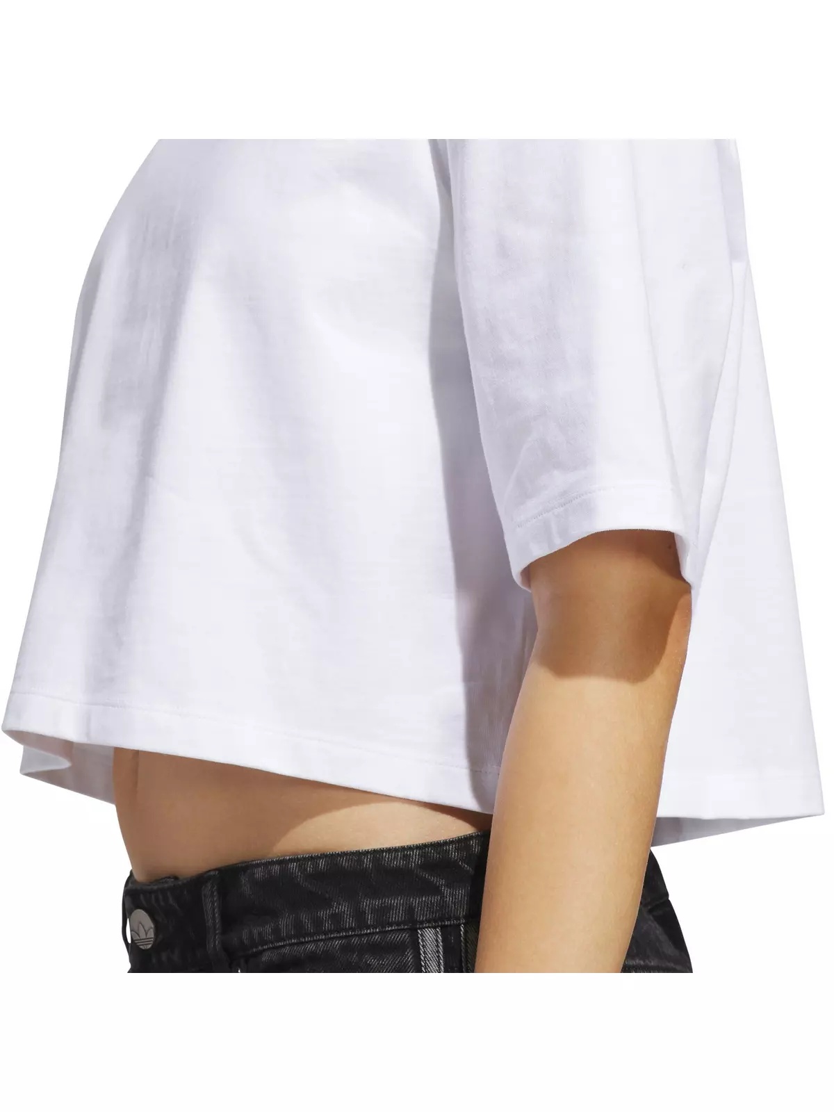 Originals Women's Essentials Crop T-Shirt -White - 4