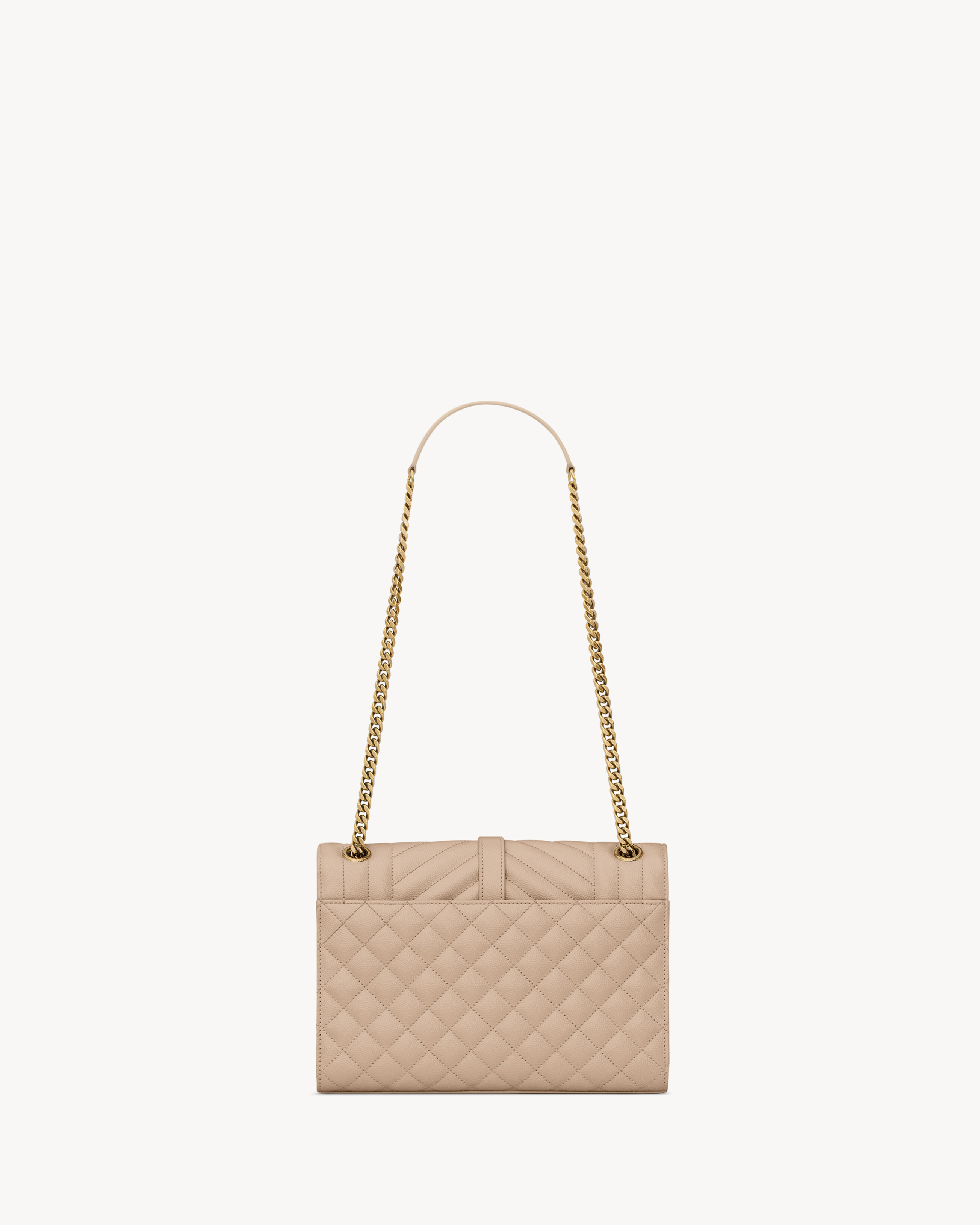 ENVELOPE MEDIUM IN QUILTED GRAIN DE POUDRE EMBOSSED LEATHER - 2