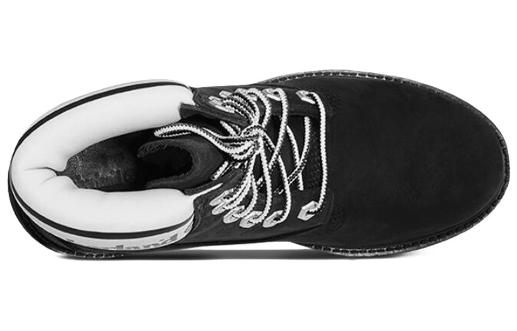 (WMNS) Timberland 6 Inch Premium LF 'Black Nubuck Logo' A2314 - 3