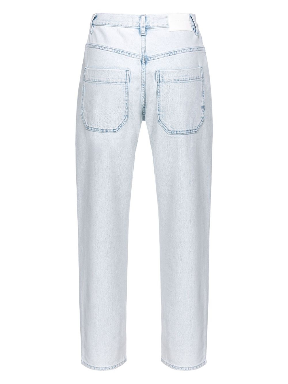 mid-rise straight-leg jeans - 2