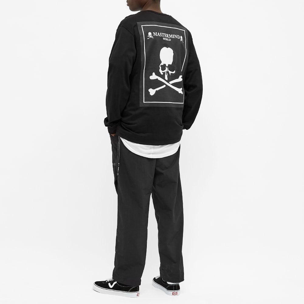 MASTERMIND WORLD Label Logo Long Sleeve Tee - 6