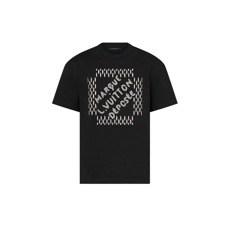 Embroidered Signature Cotton T-Shirt 1